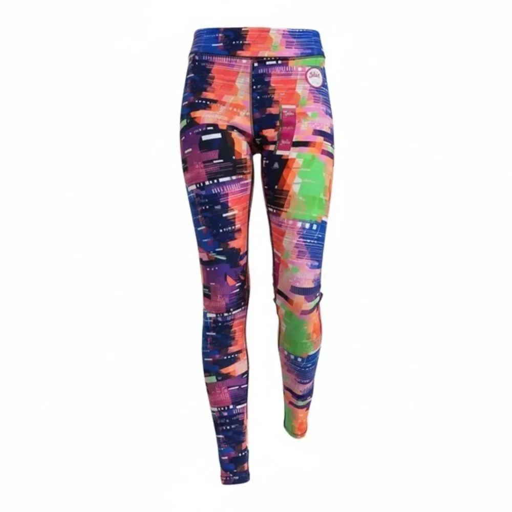 NWT- Justice Girls Multi Color Ankle Length Leggings - Size XL